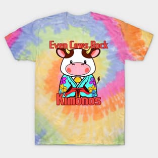 Even cows rocks kimonos T-Shirt